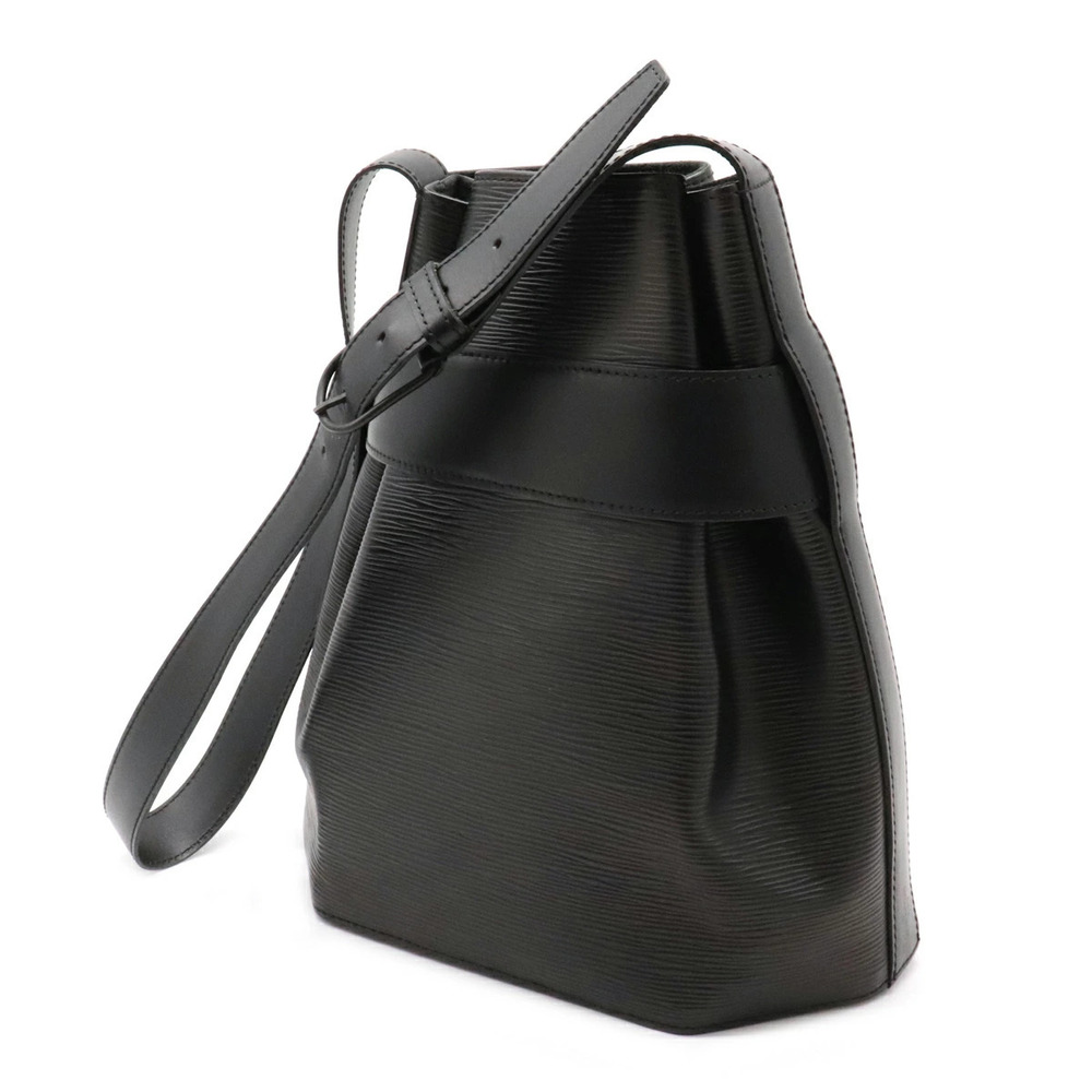 Louis Vuitton Epi Sac Depaule Shoulder Bag Hobo Leather Noir Black - Picture 2 of 7